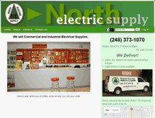 Tablet Screenshot of northelectric.com